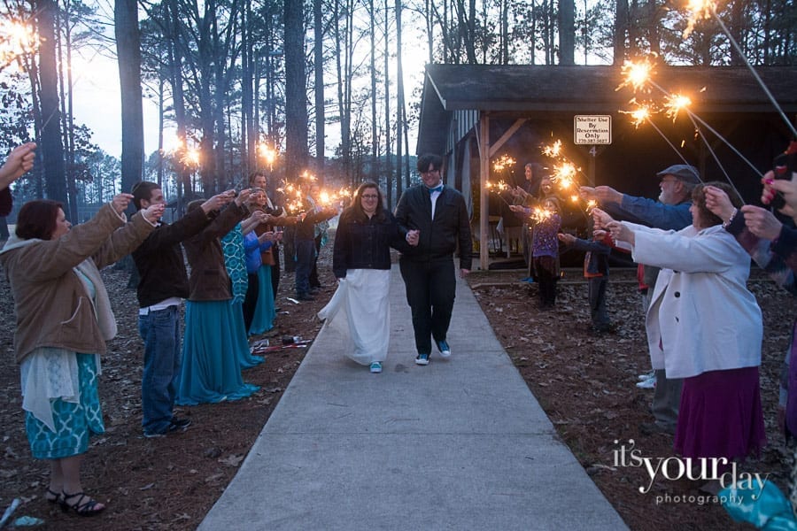 wedding-photography-cartersville-sparkler exit - leaving reception