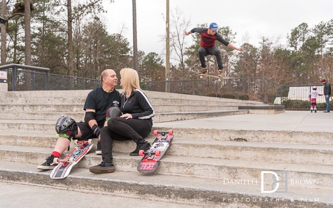 atlanta skatepark engagement photos | atlanta wedding photographers