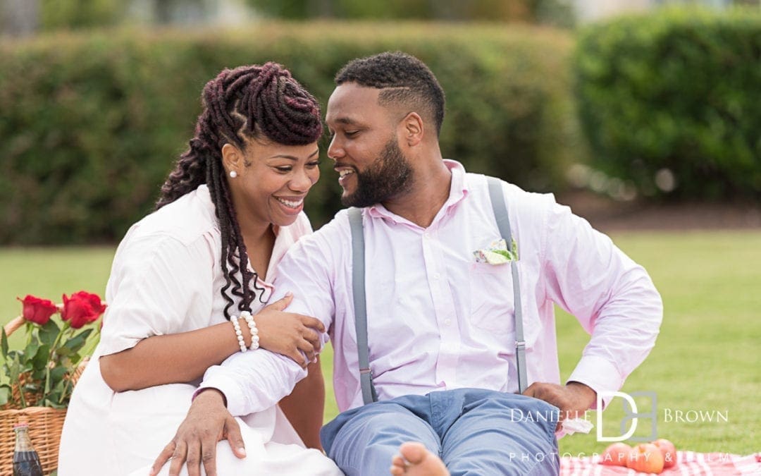 downtown atlanta engagement photographer evers