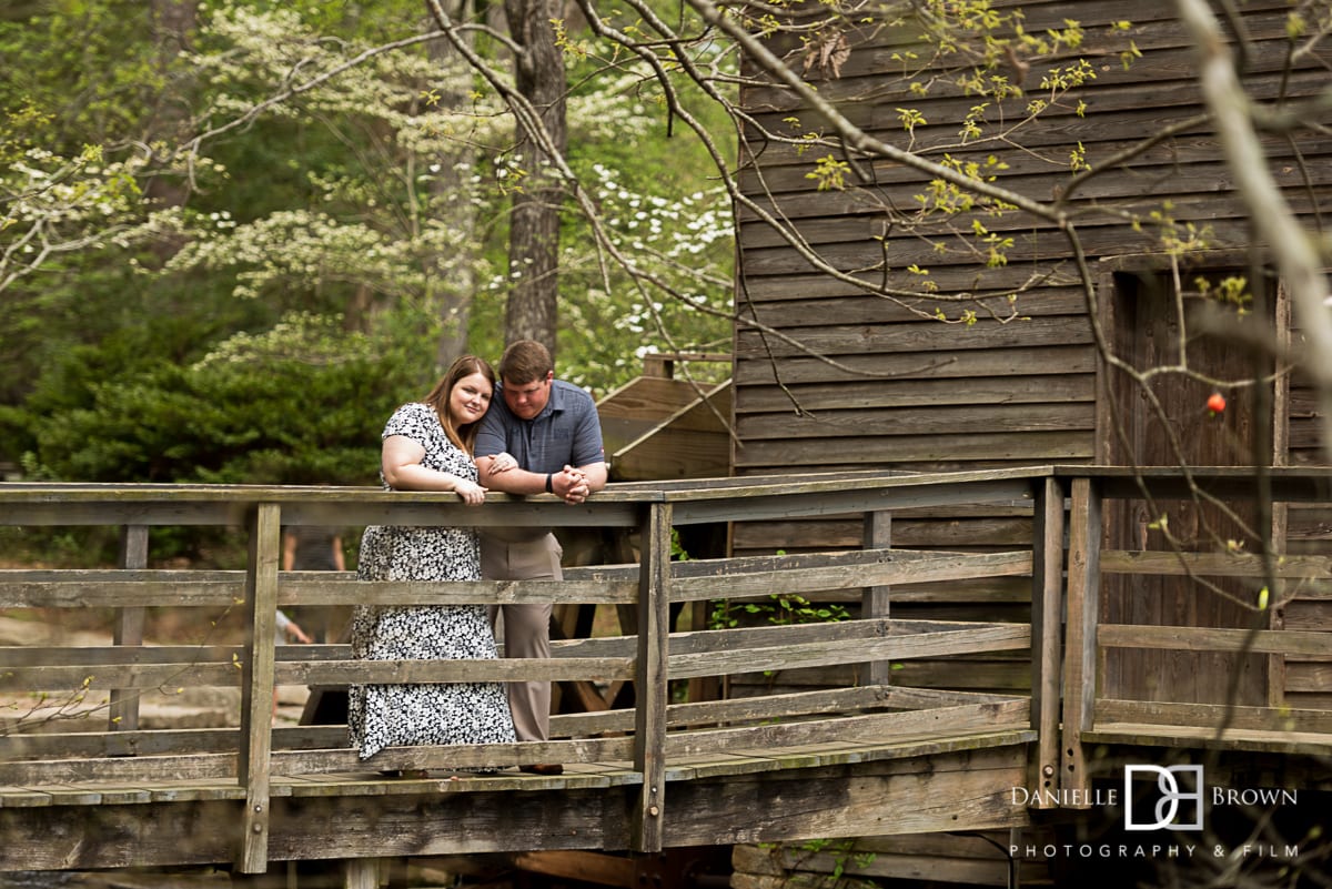 engagement photos at Stone Mountain State Park