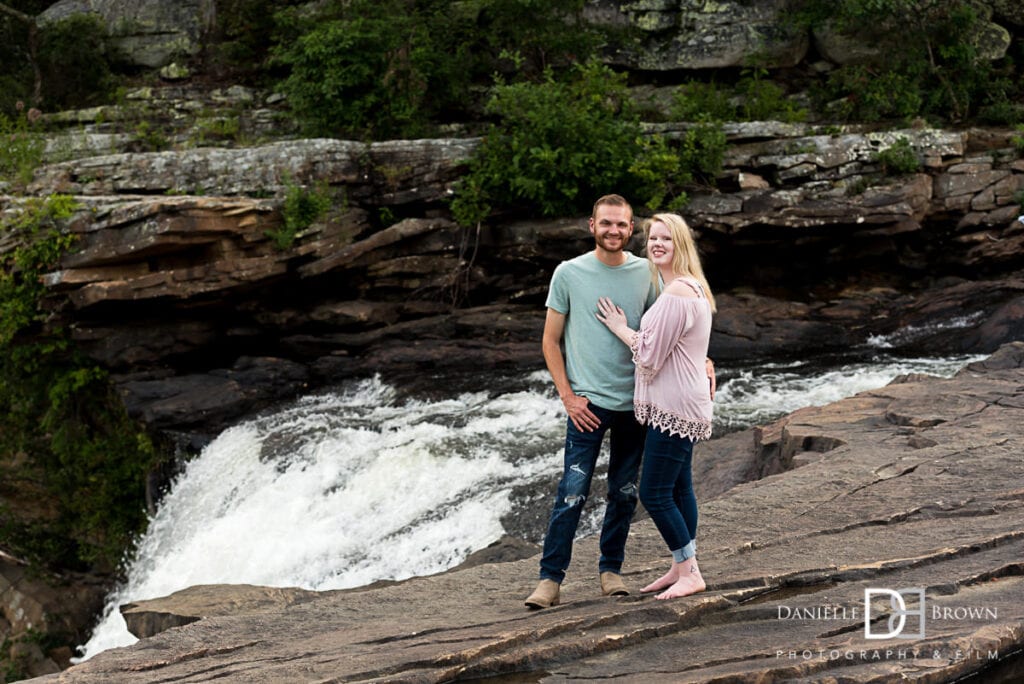 Little River Canyon Falls Engagement Photographers