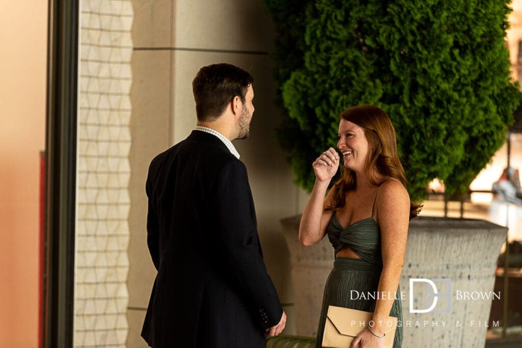 surprise proposal photographer buckhead