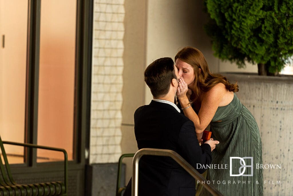 surprise proposal photographer buckhead