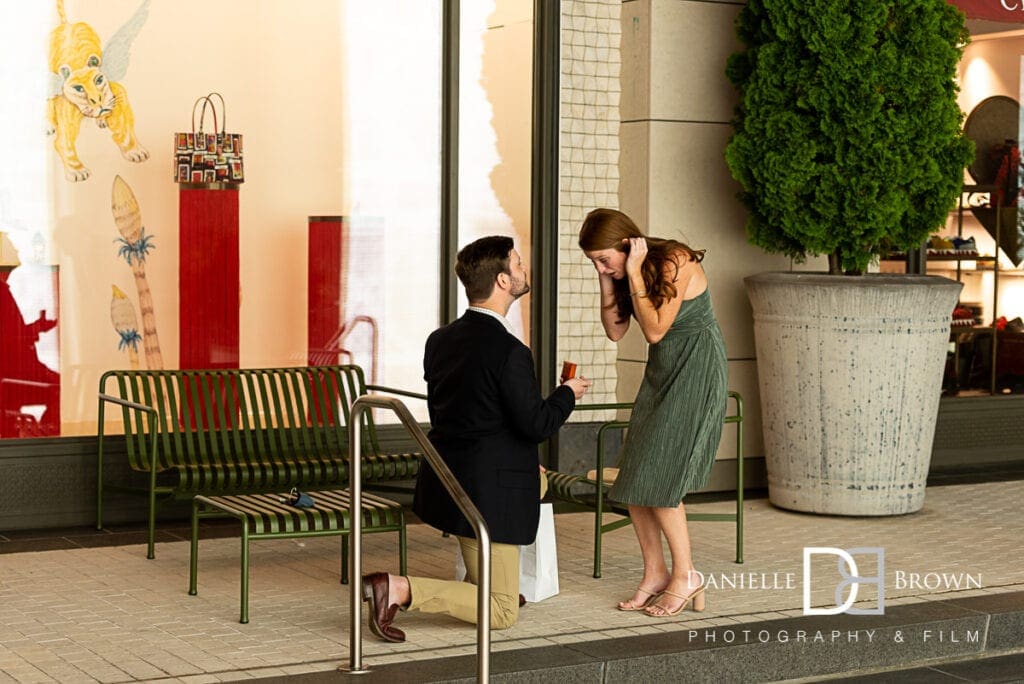 surprise proposal photographer buckhead