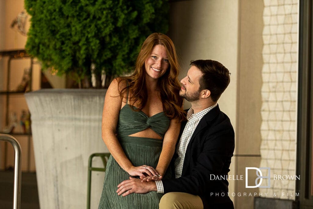 surprise proposal photographer buckhead