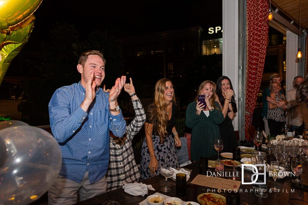 surprise proposal photographer buckhead