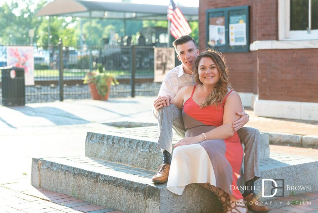 Engagement Photographer Marietta Square