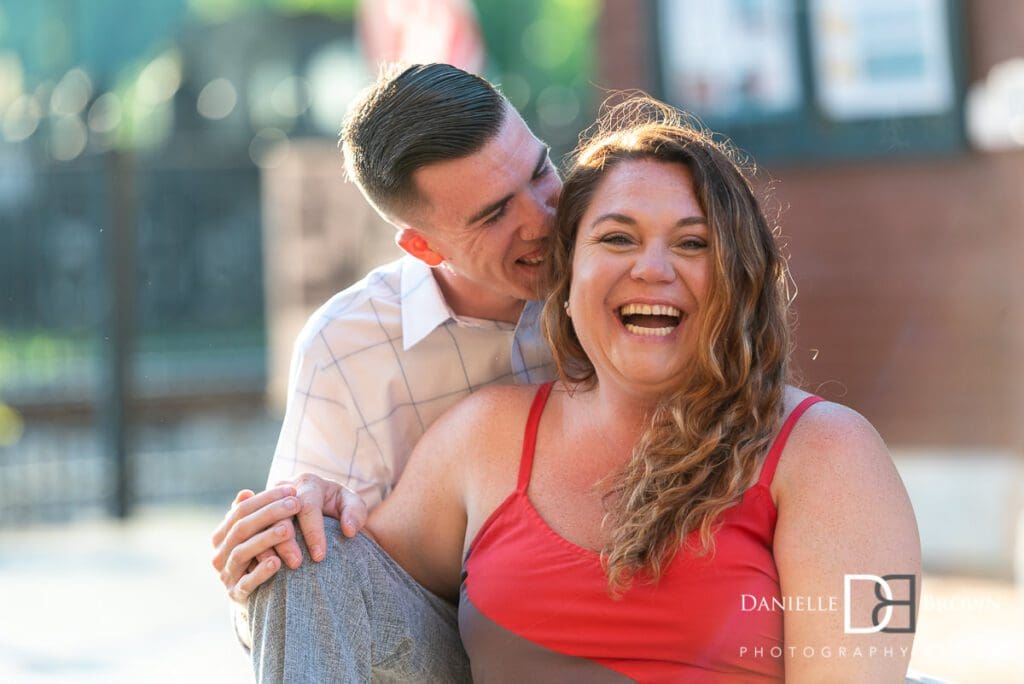 Engagement Photographer Marietta Square