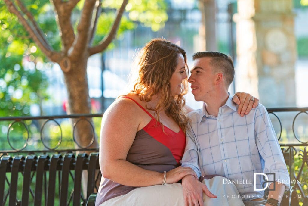 Engagement Photographer Marietta Square