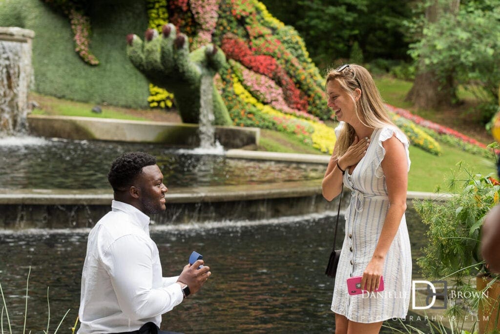 botanical garden proposal photography