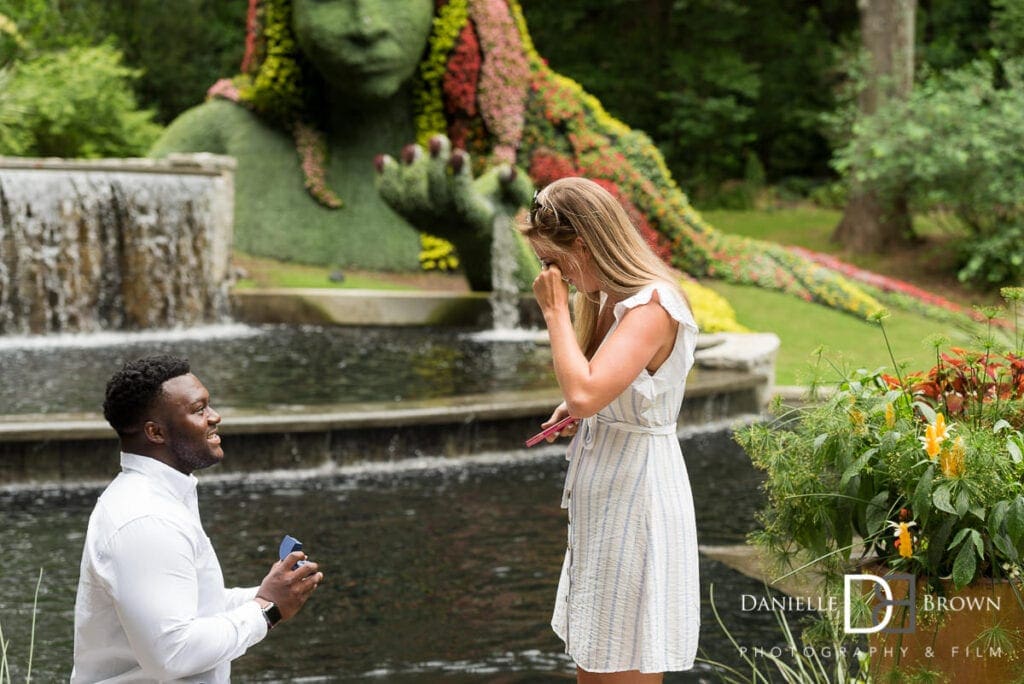 botanical garden proposal photography