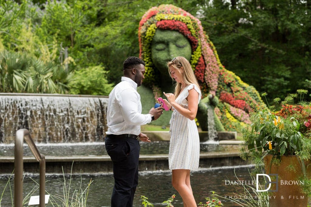 botanical garden proposal photography