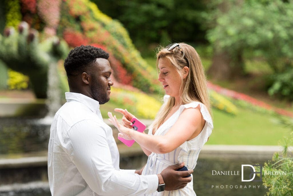 botanical garden proposal photography