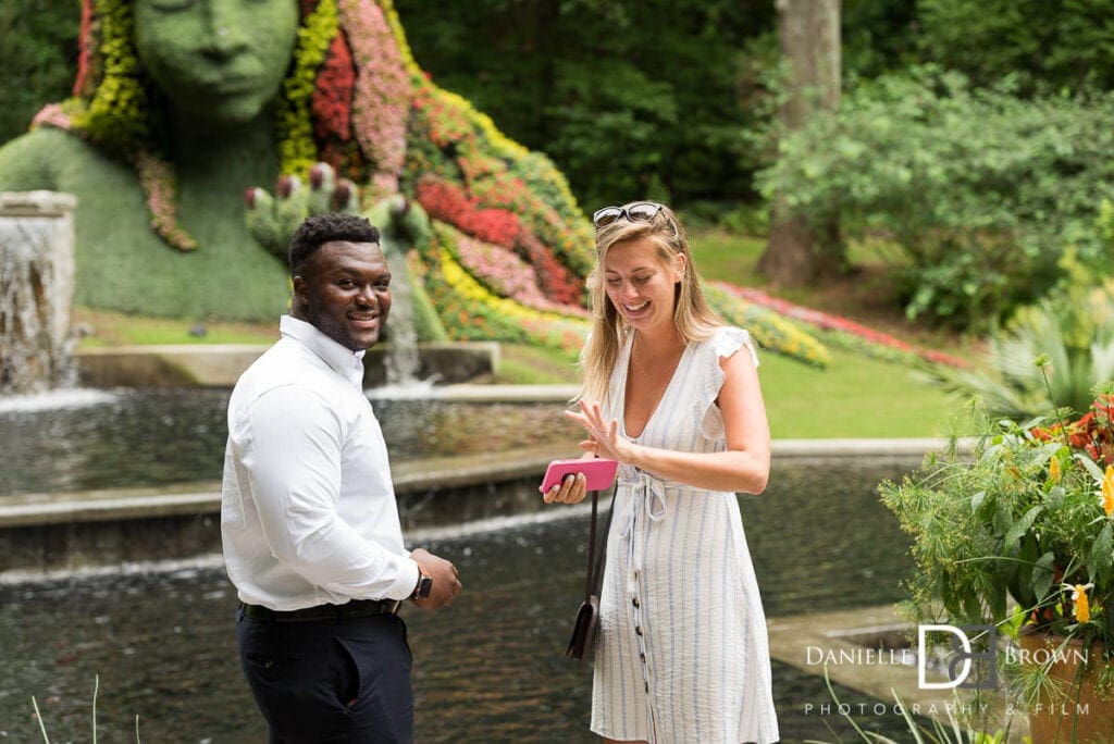 botanical garden proposal photography