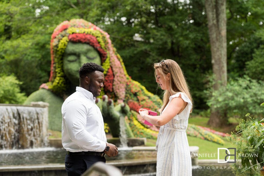 botanical garden proposal photography