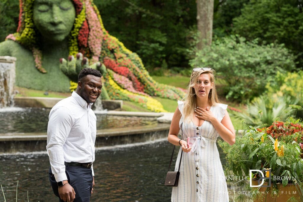 botanical garden proposal photography