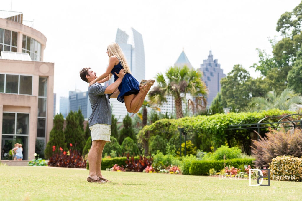 Atlanta Botanical Garden Marriage Proposal