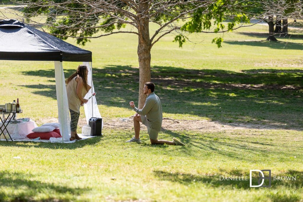 Marriage Proposal Piedmont Park