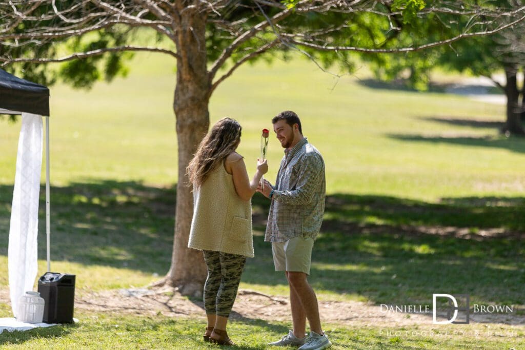 Marriage Proposal Piedmont Park