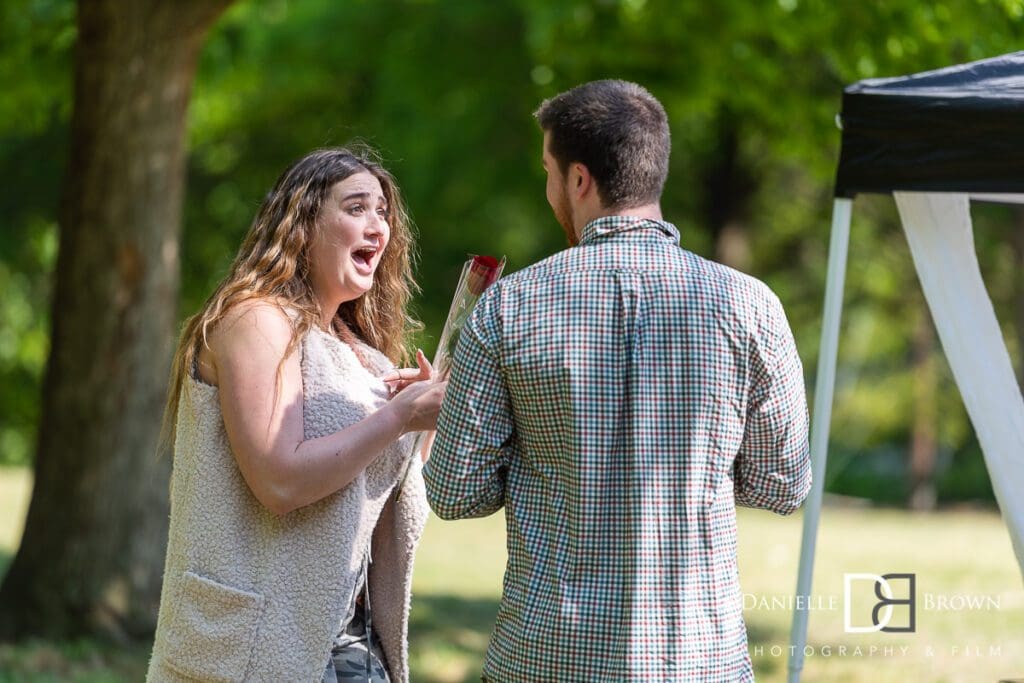 Marriage Proposal Piedmont Park