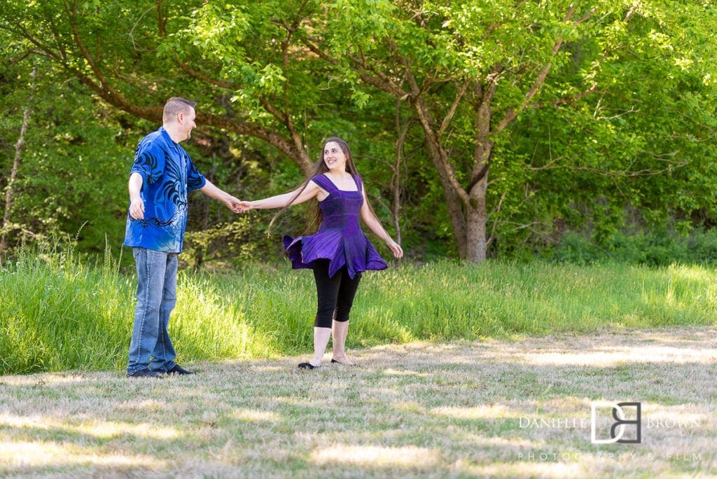 Noonday Creek Engagement Photography