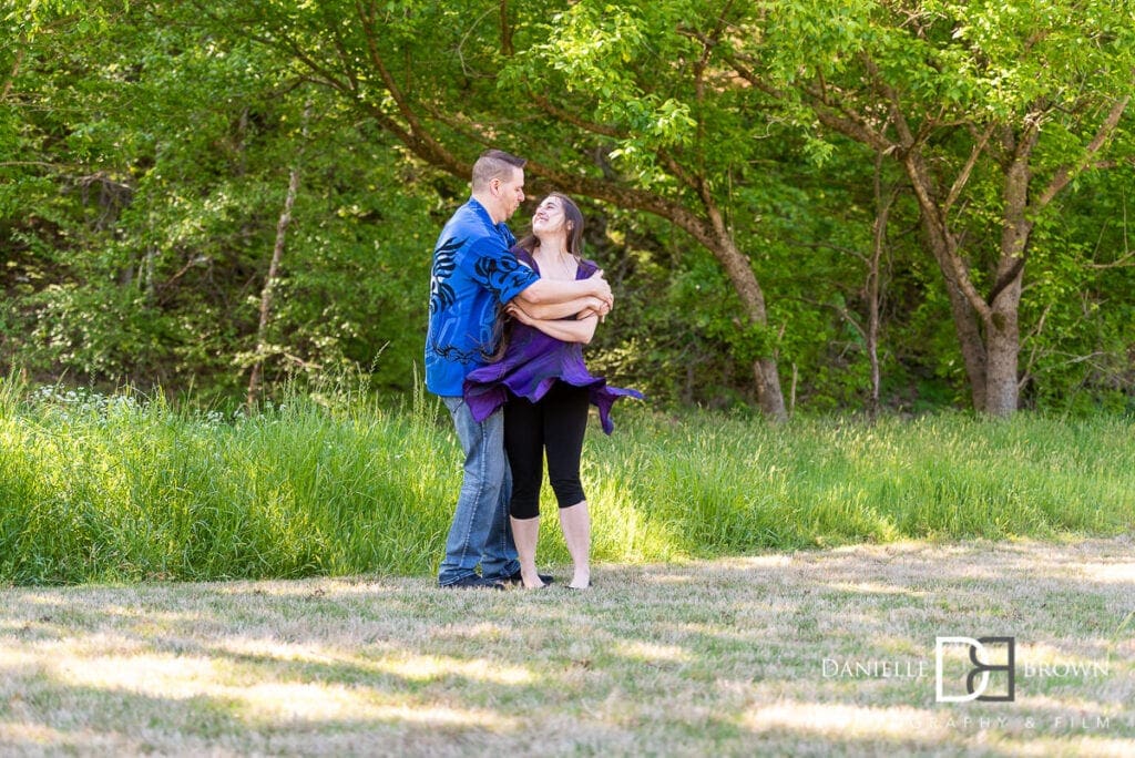 Noonday Creek Engagement Photography