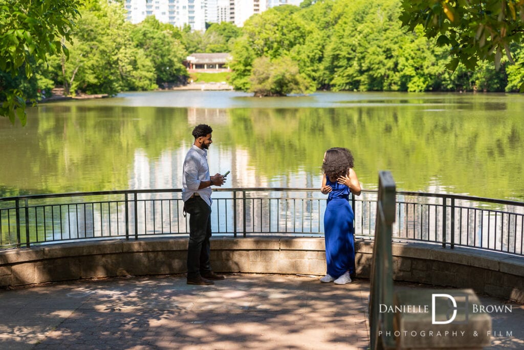 Piedmont Park Marriage Proposal