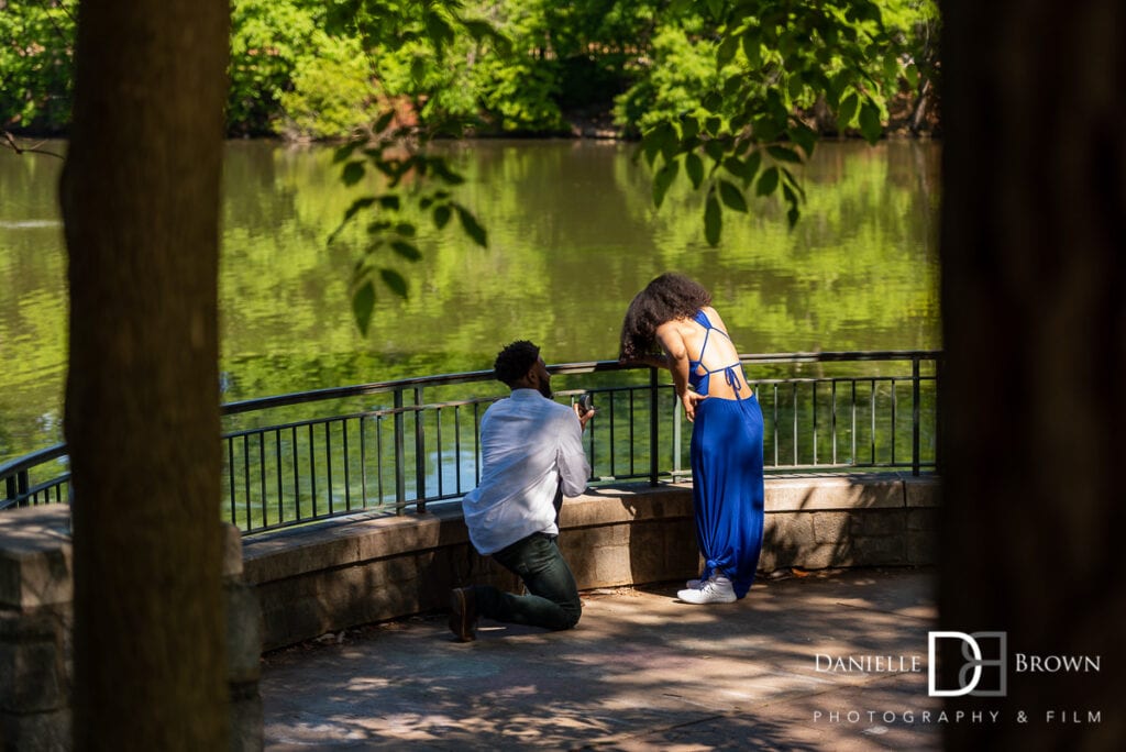 Piedmont Park Marriage Proposal