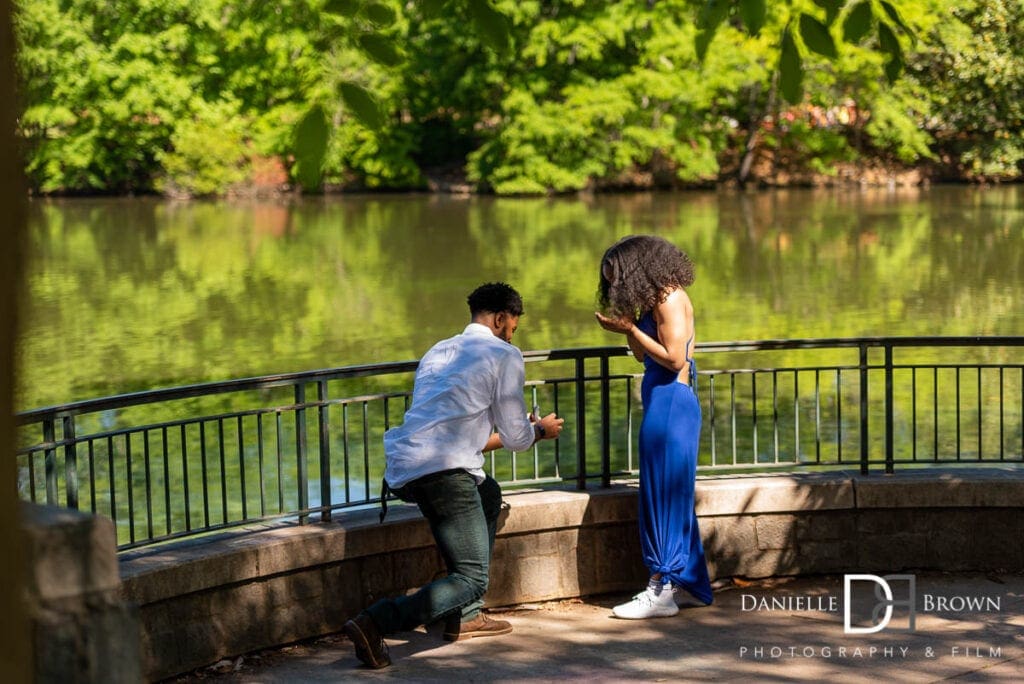 Piedmont Park Marriage Proposal