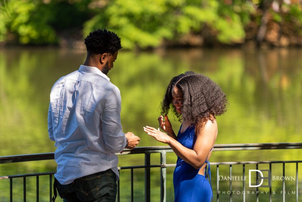 Piedmont Park Marriage Proposal