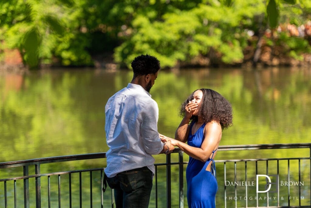 Piedmont Park Marriage Proposal