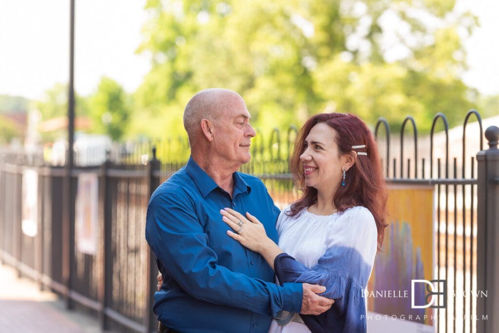 Marietta Square Engagement Photography