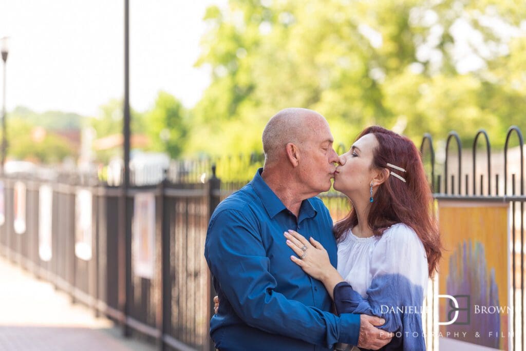 Marietta Square Engagement Photography