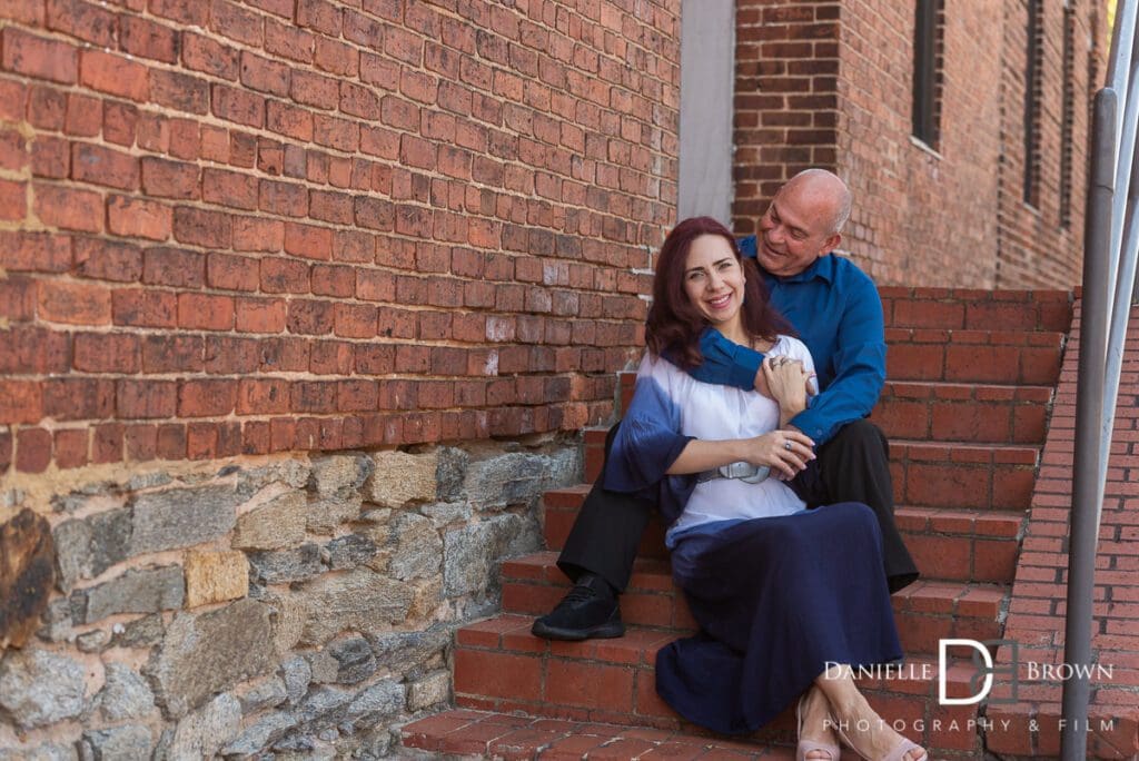 Marietta Square Engagement Photography