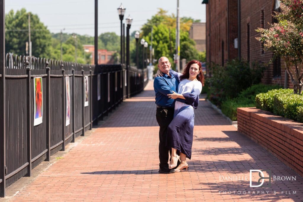 Marietta Square Engagement Photography