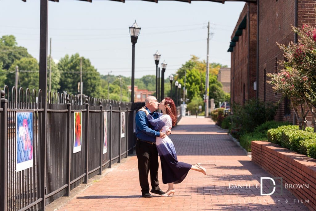 Marietta Square Engagement Photography