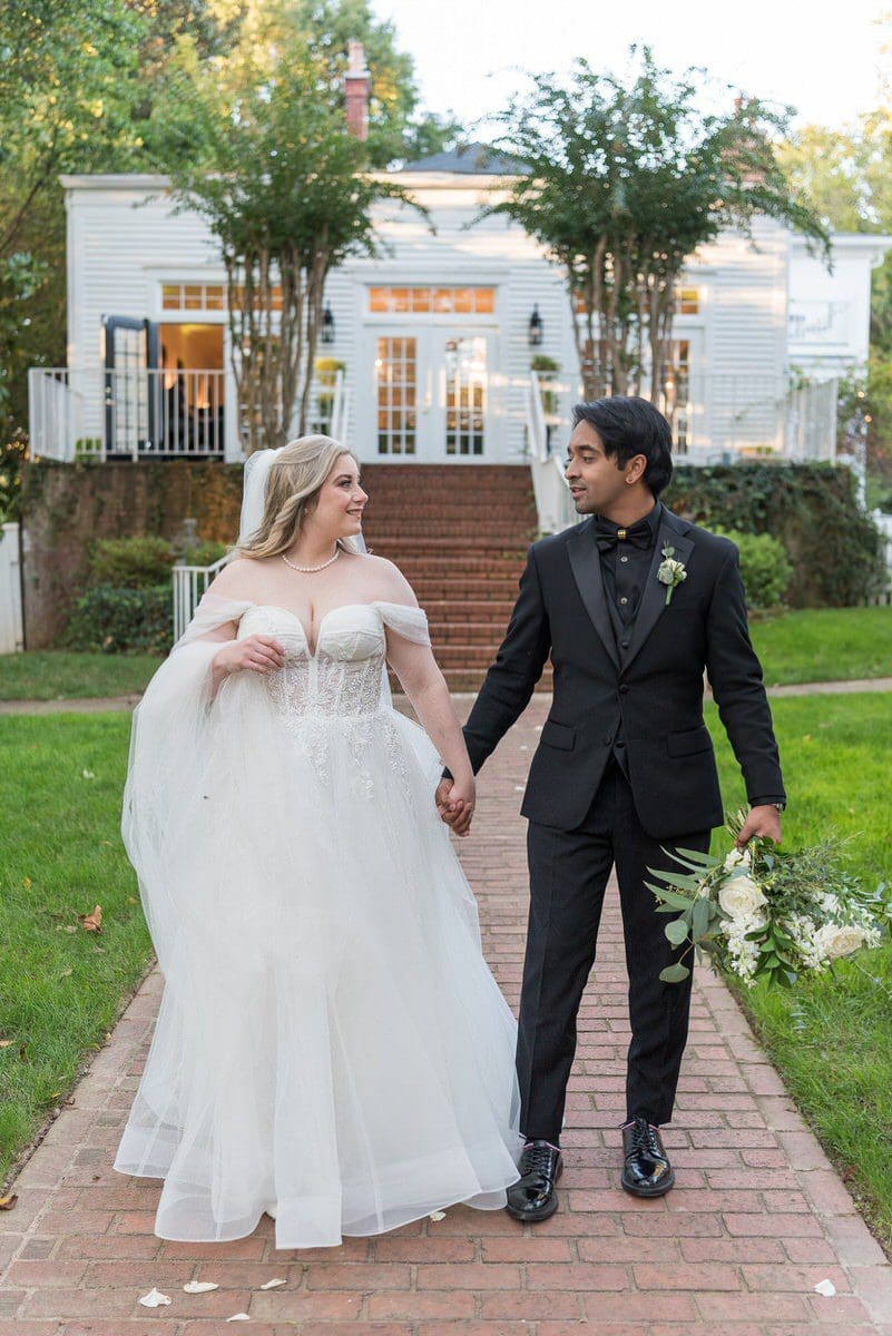 Atlanta Wedding Photographer FAQ - bride & groom walking together