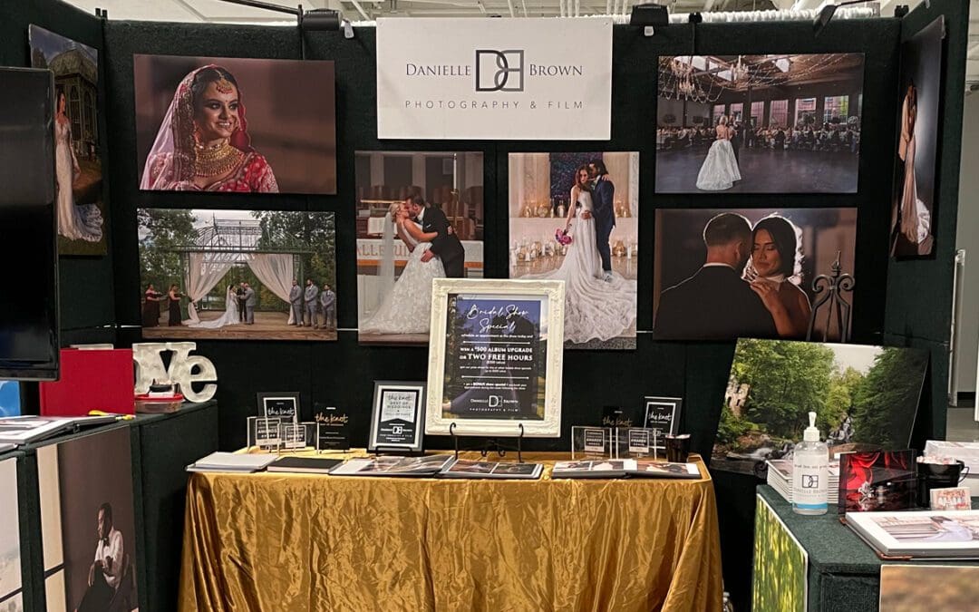 Bridal Booth Display - Danielle Brown Photography