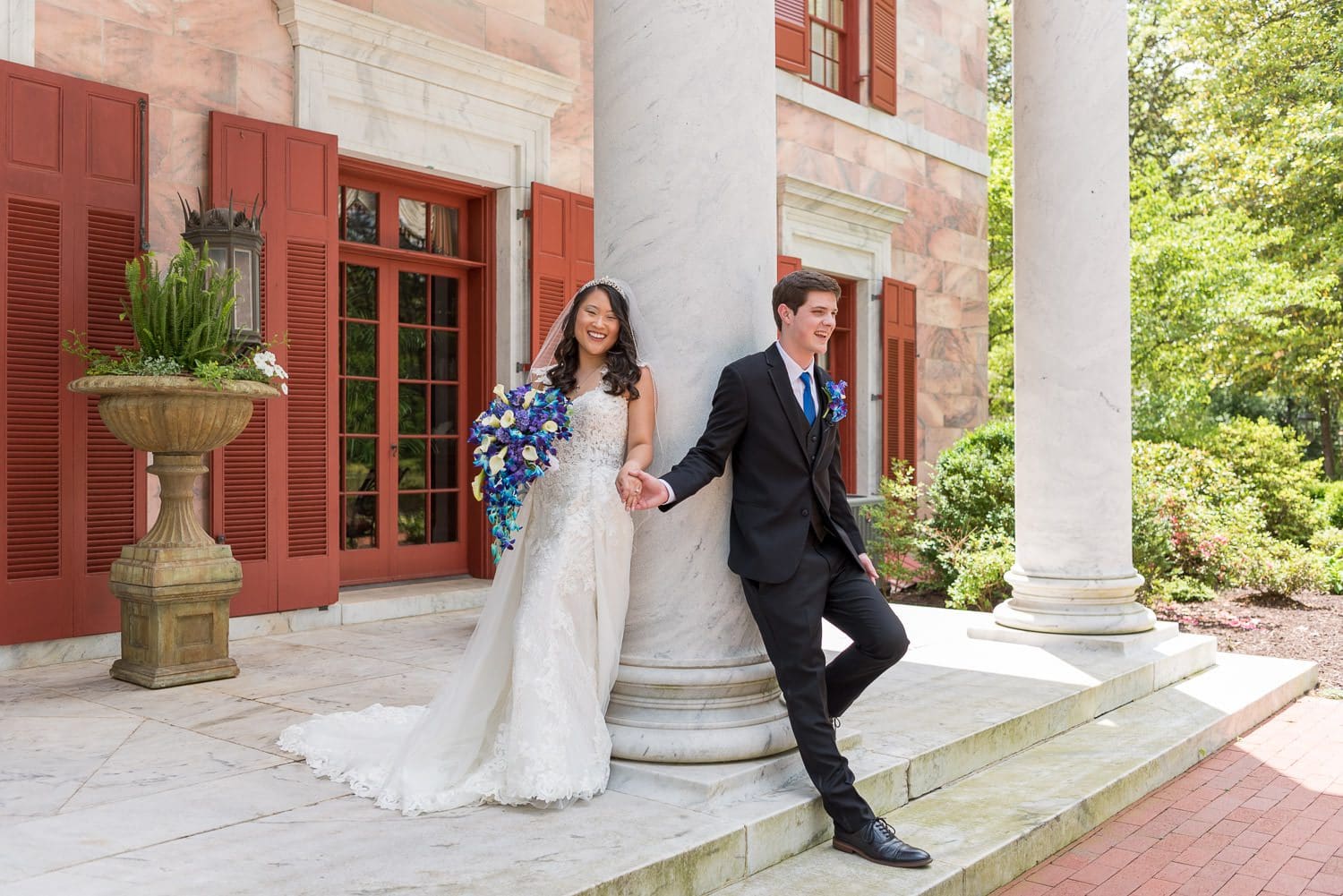 Atlanta Wedding Photographer FAQ - bride & groom's first touch (before ceremony)