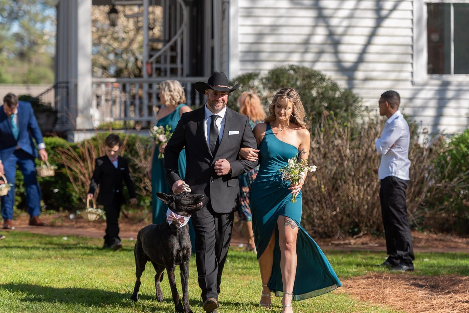 Atlanta Wedding Photographer FAQ - groomsman & bridesmaid process with "ring dog"