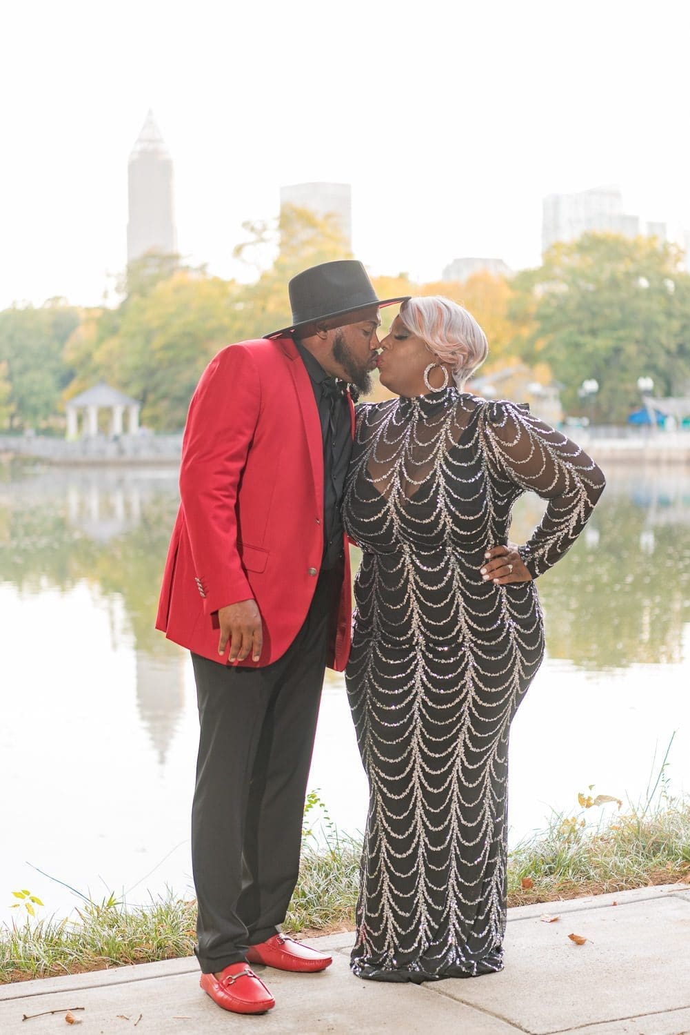 Atlanta Wedding Photographer FAQ - Piedmont Park engagement session, outfit changes/different wardrobe looks
